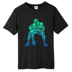 Football Lineman American Football Tall Fusion ChromaSoft Performance T-Shirt