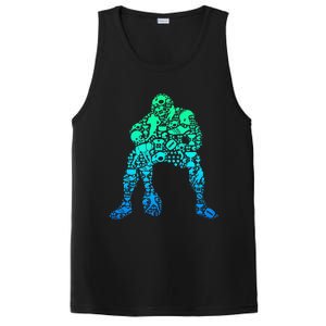 Football Lineman American Football PosiCharge Competitor Tank