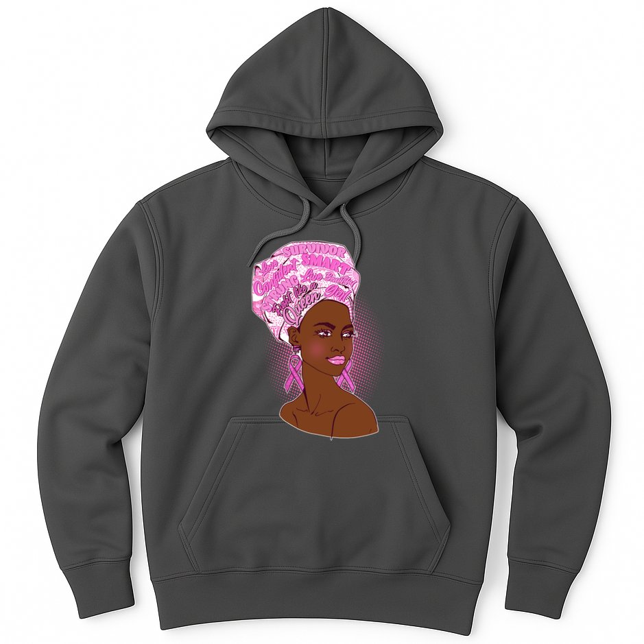Fight Like A Queen Breast Cancer Awareness Hoodie