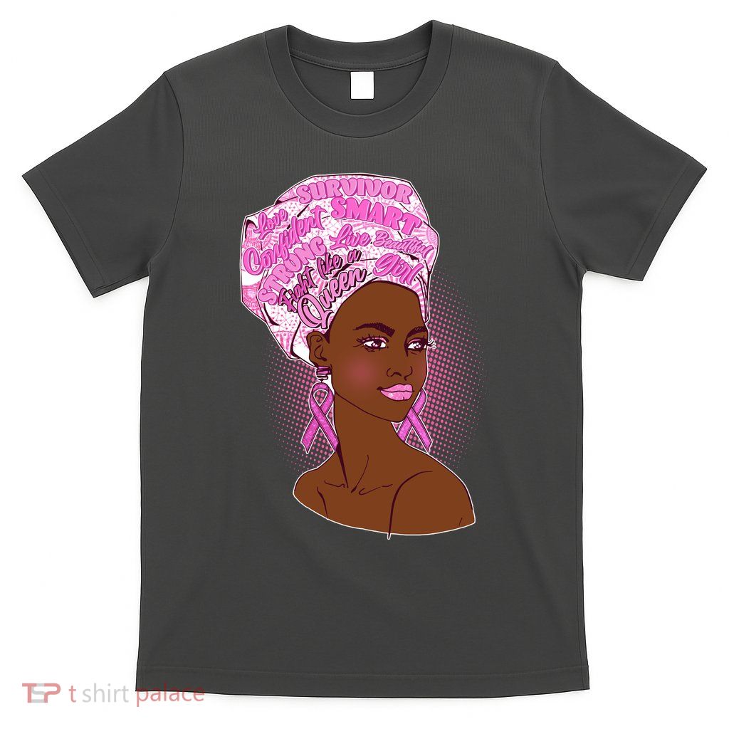 Fight Like A Queen Breast Cancer Awareness T-Shirt