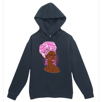 Fight Like A Queen Breast Cancer Awareness Urban Pullover Hoodie