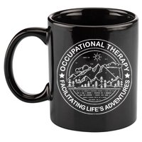 Facilitating Life's Adventures OT Occupational Therapist 11oz C Handle Ceramic Mug