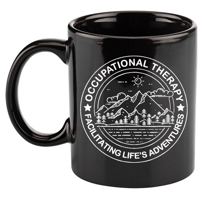 Facilitating Life's Adventures OT Occupational Therapist 11oz C Handle Ceramic Mug