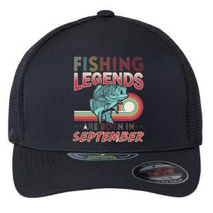 Fishing Legends Are Born In September Flexfit Unipanel Trucker Cap