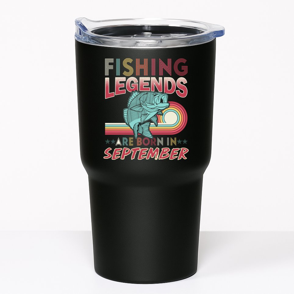 Fishing Legends Are Born In September Tumbler