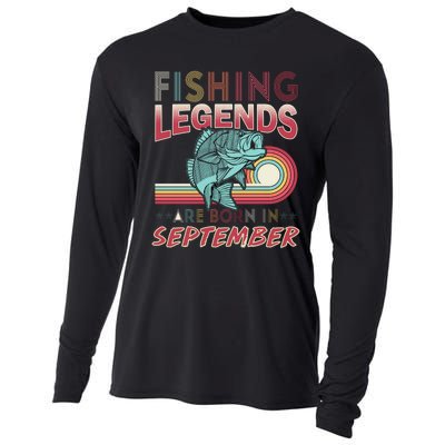 Fishing Legends Are Born In September Cooling Performance Long Sleeve Crew