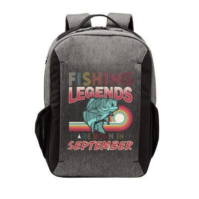 Fishing Legends Are Born In September Vector Backpack