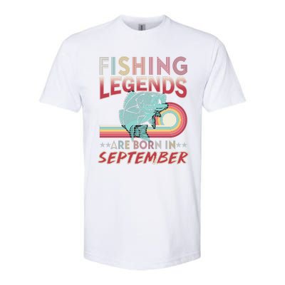 Fishing Legends Are Born In September Softstyle® CVC T-Shirt