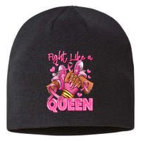 Fight Like A Queen Breast Cancer Support Awareness Sustainable Beanie