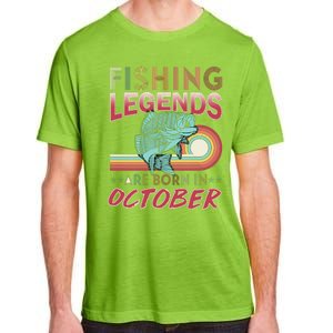 Fishing Legends Are Born In October Adult ChromaSoft Performance T-Shirt