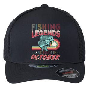 Fishing Legends Are Born In October Flexfit Unipanel Trucker Cap