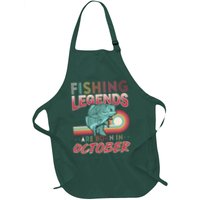 Fishing Legends Are Born In October Apron