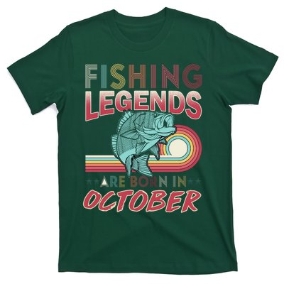 Fishing Legends Are Born In October T-Shirt