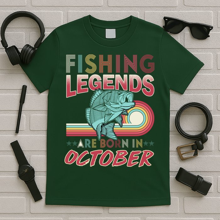 Fishing Legends Are Born In October T-Shirt
