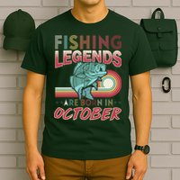 Fishing Legends Are Born In October T-Shirt