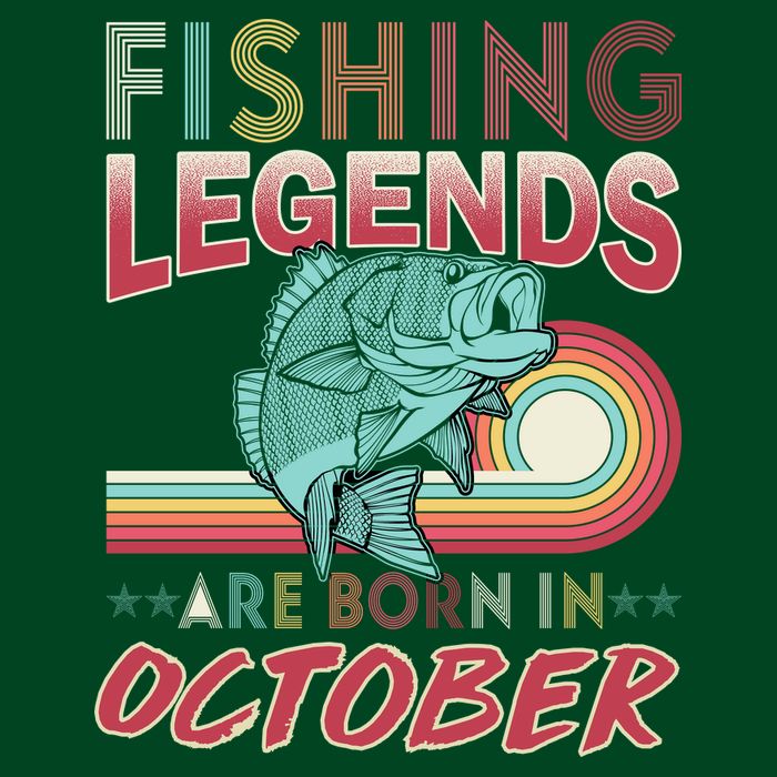 Fishing Legends Are Born In October T-Shirt