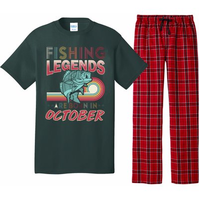 Fishing Legends Are Born In October Pajama Set