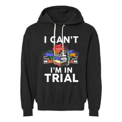 Funny Lawyer Art For Wo Attorney Paralegal Law School Garment-Dyed Fleece Hoodie