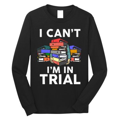 Funny Lawyer Art For Wo Attorney Paralegal Law School Long Sleeve Shirt