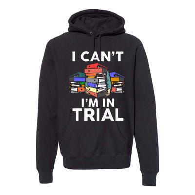 Funny Lawyer Art For Wo Attorney Paralegal Law School Premium Hoodie