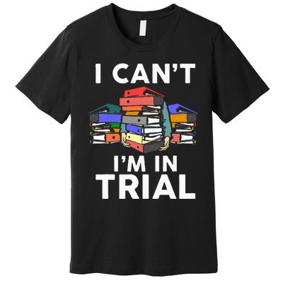 Funny Lawyer Art For Wo Attorney Paralegal Law School Premium T-Shirt