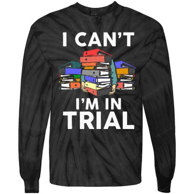 Funny Lawyer Art For Wo Attorney Paralegal Law School Tie-Dye Long Sleeve Shirt