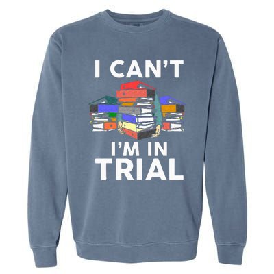 Funny Lawyer Art For Wo Attorney Paralegal Law School Garment-Dyed Sweatshirt