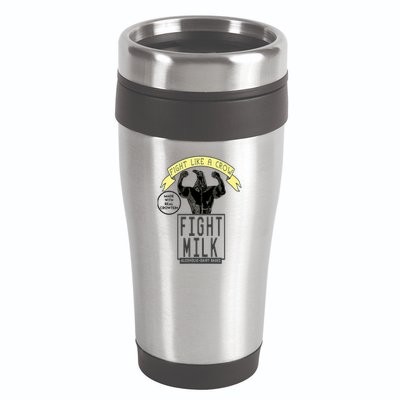 Fight Like A Crow Milk 16oz Travel Tumbler
