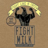 Fight Like A Crow Milk Cotton Canvas Backpack