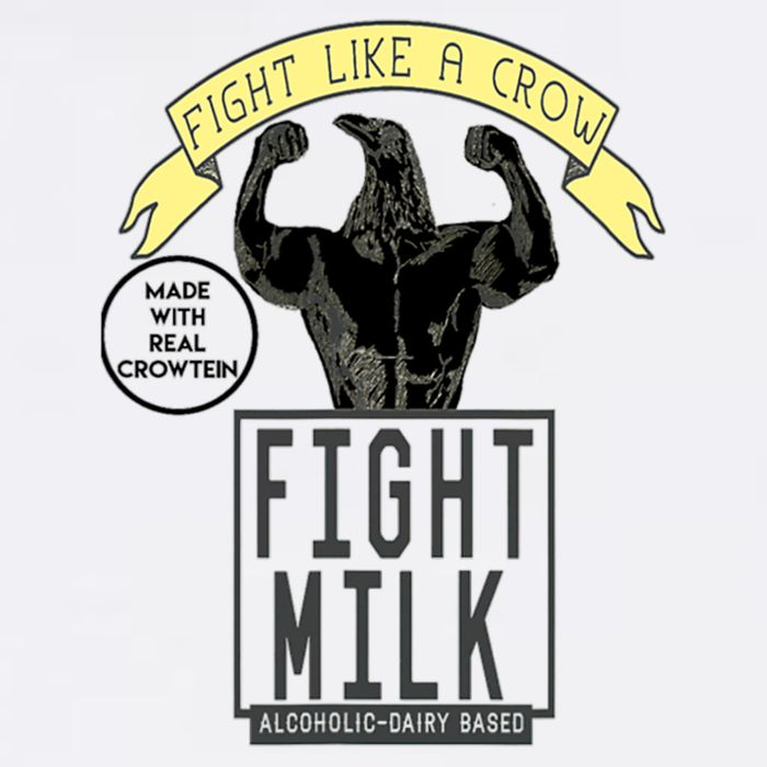 Fight Like A Crow Milk Adult Drive Performance Visor