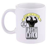 Fight Like A Crow Milk 11oz C Handle Ceramic Mug