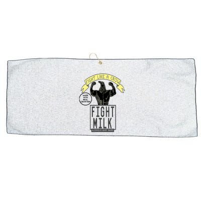 Fight Like A Crow Milk Large Microfiber Waffle Golf Towel