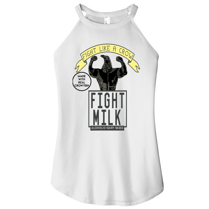 Fight Like A Crow Milk Women's Perfect Tri Rocker Tank