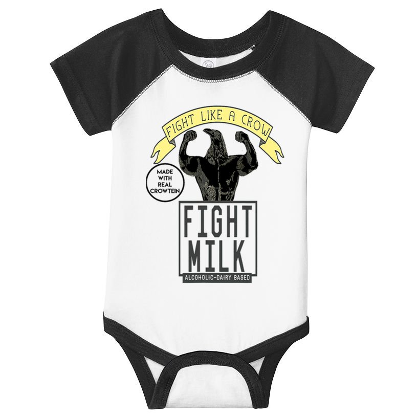 Fight Like A Crow Milk Infant Baby Jersey Bodysuit