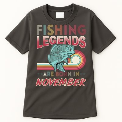 Fishing Legends Are Born In November Tall T-Shirt