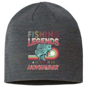 Fishing Legends Are Born In November Sustainable Beanie