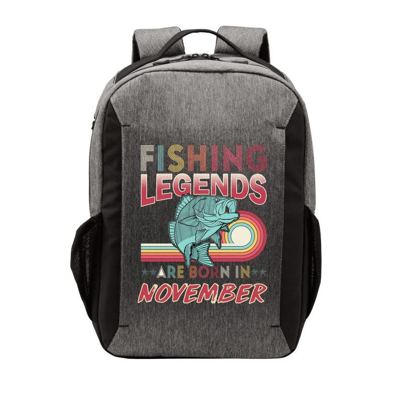 Fishing Legends Are Born In November Vector Backpack