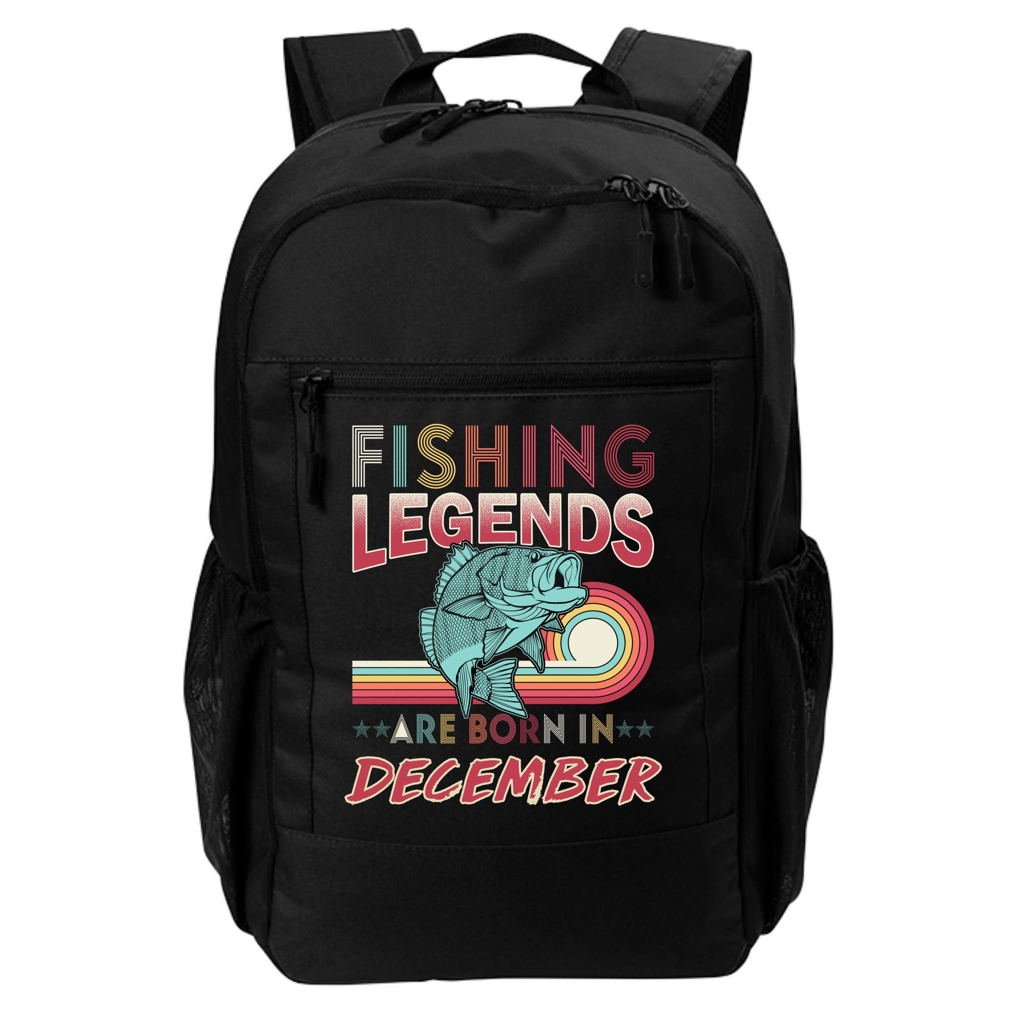 Fishing Legends Are Born In December Backpack