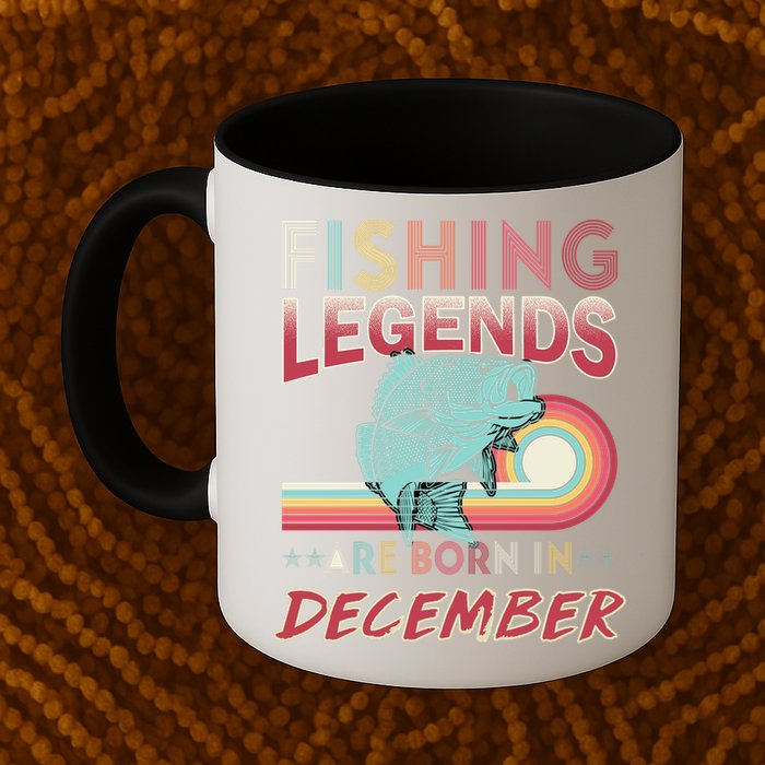 Fishing Legends Are Born In December Mug