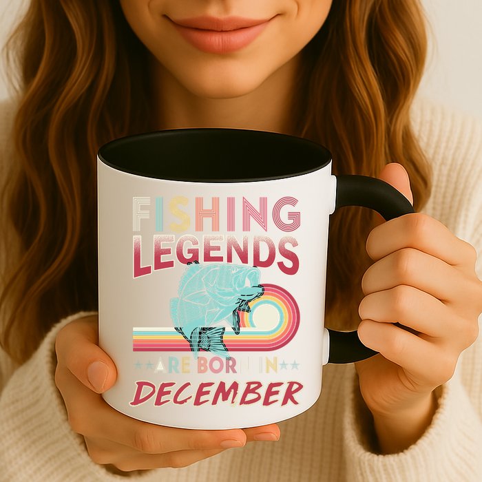 Fishing Legends Are Born In December Mug