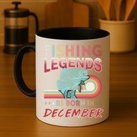Fishing Legends Are Born In December Mug