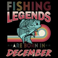 Fishing Legends Are Born In December Mug
