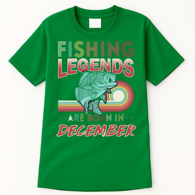 Fishing Legends Are Born In December Tall T-Shirt