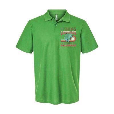 Fishing Legends Are Born In December Softstyle Adult Sport Polo