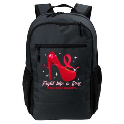 Fight Like A Boss Heart Health Heart Disease Awareness Gift Daily Commute Backpack