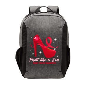 Fight Like A Boss Heart Health Heart Disease Awareness Gift Vector Backpack