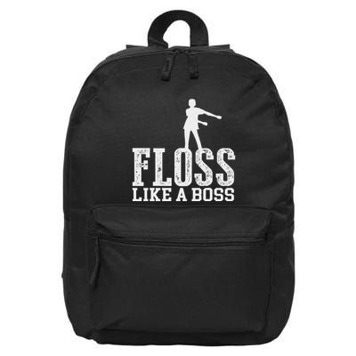 Floss Like A Boss Cool Dance Move Flossing 16 in Basic Backpack