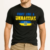 Fight Like A Ukrainian I Stand With Ukraine Support Trident Flag Performance Shirt
