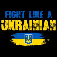 Fight Like A Ukrainian I Stand With Ukraine Support Trident Flag Flatbill Hat