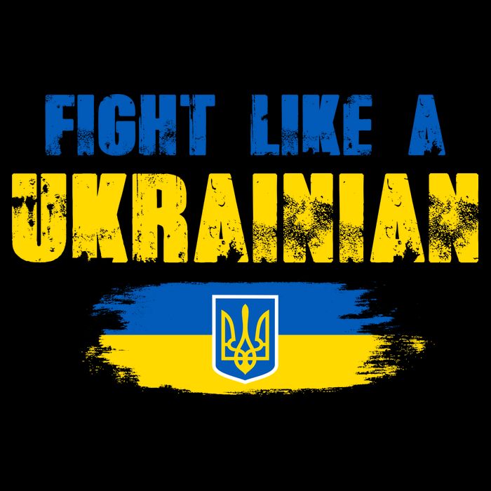 Fight Like A Ukrainian I Stand With Ukraine Support Trident Flag Flatbill Hat